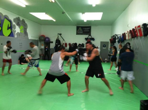 FTCC: me (Left), my crazy muay thai friend Jeff (Right)