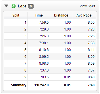 8 miles - Lake Merced