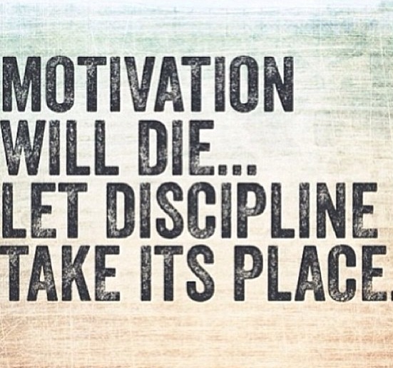 Discipline > Motivation